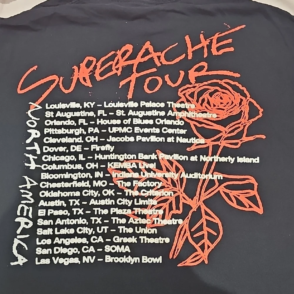 Conan Gray Superache Tour Black T-Shirt - Picture 3 of 3
